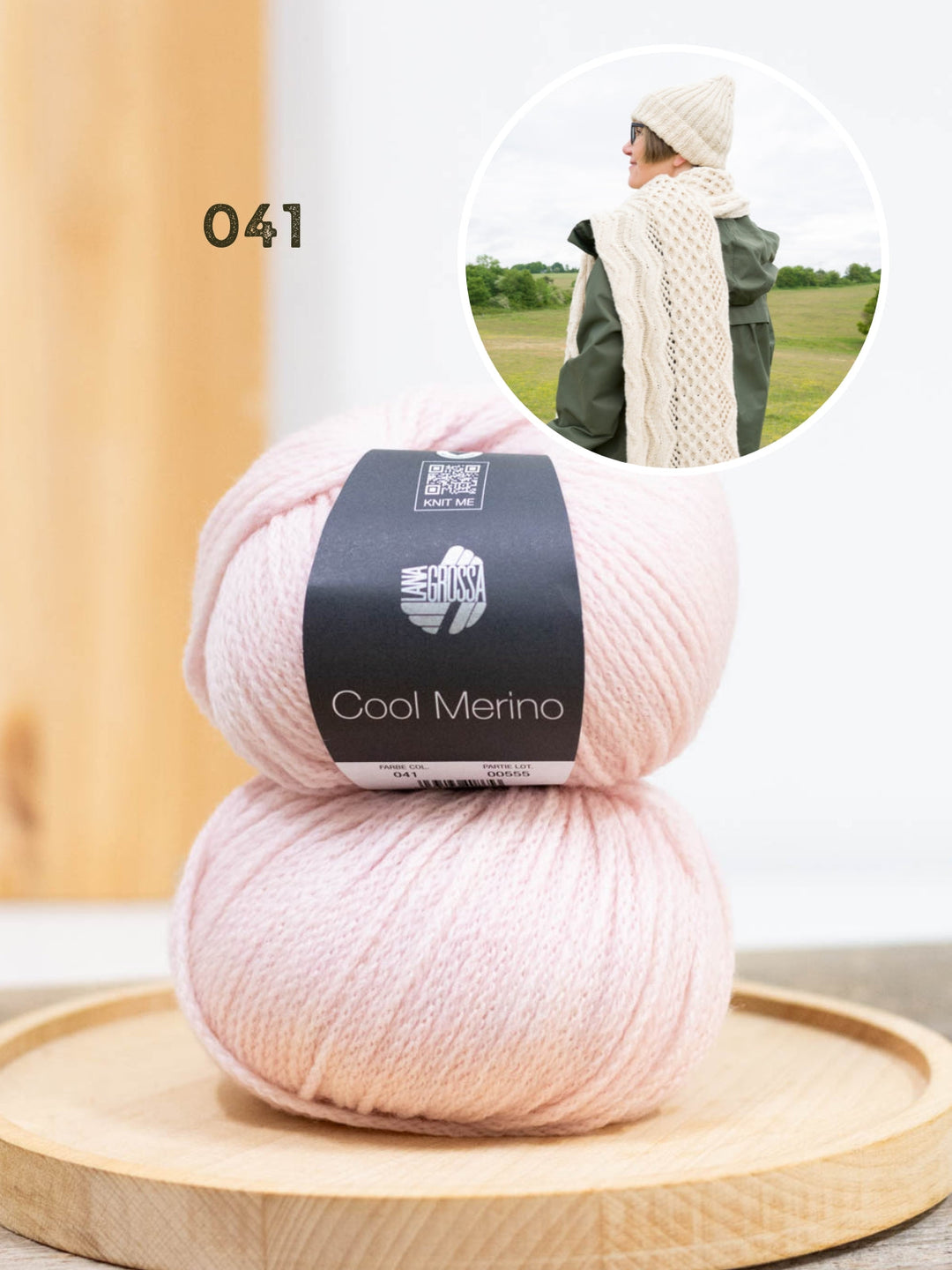 Strickpaket Inis Zopfmütze &amp; Zopfschal - Tanja Steinbach