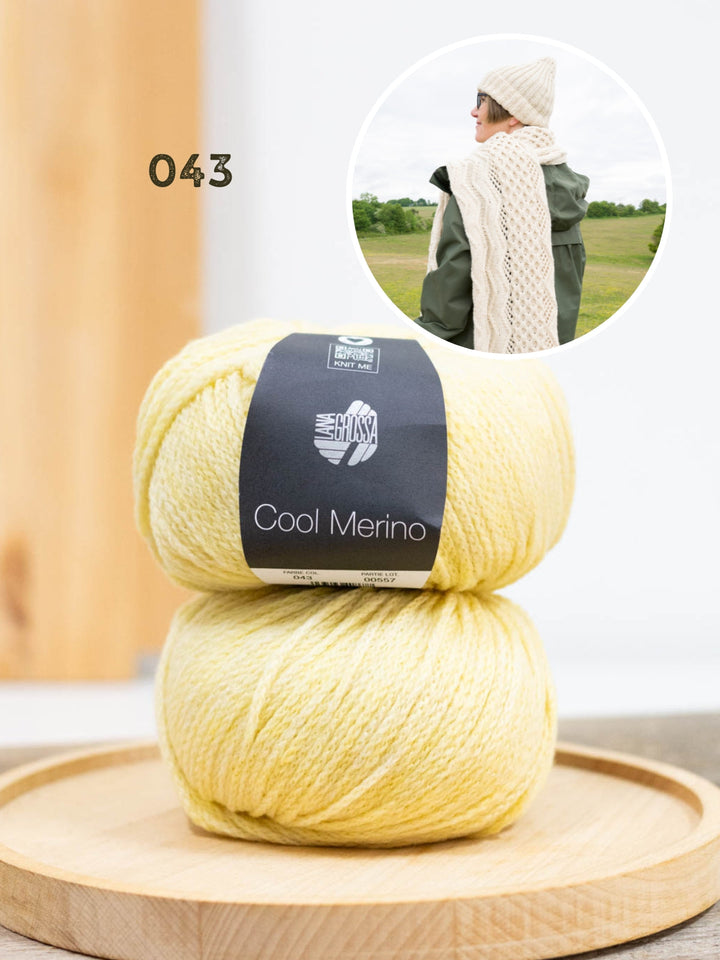 Strickpaket Inis Zopfmütze &amp; Zopfschal - Tanja Steinbach