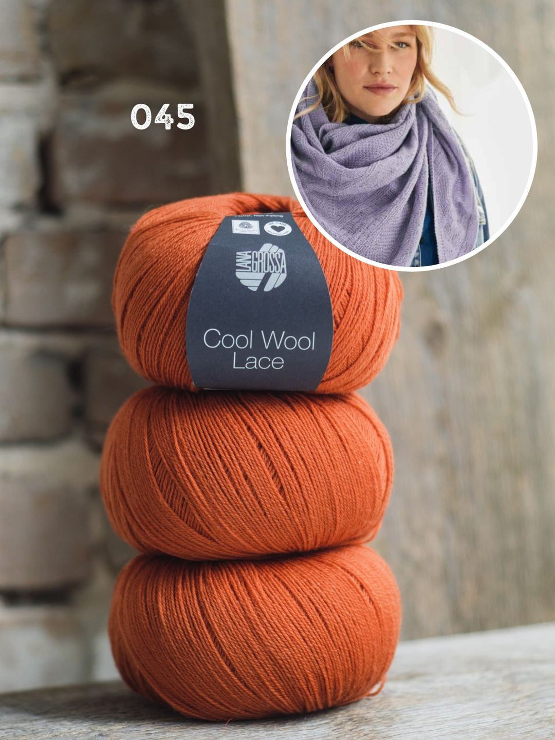 Strickpaket Cool Wool Lace Stola