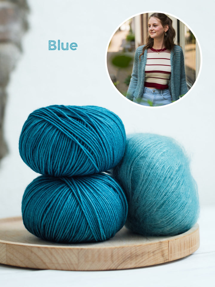 Strickpaket Silkhair Cool Wool Vintage Jacke