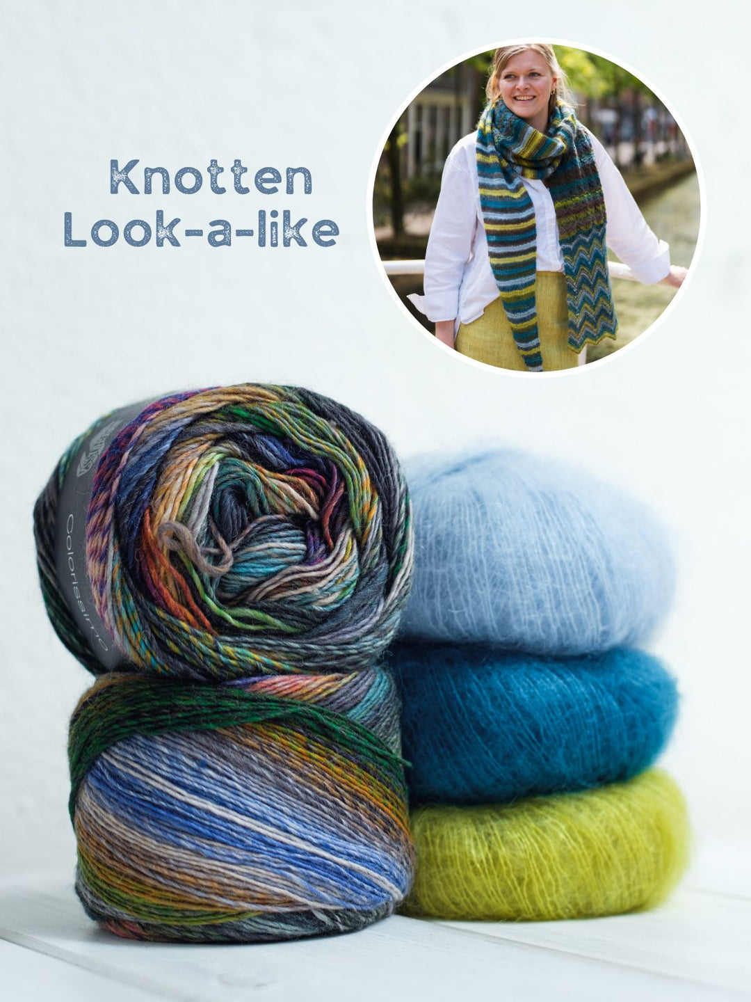 Strickpaket Colorissimo & Silkhair Tuch