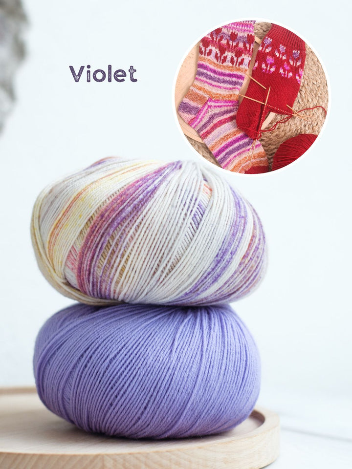 Strickpaket Tulpen Socken