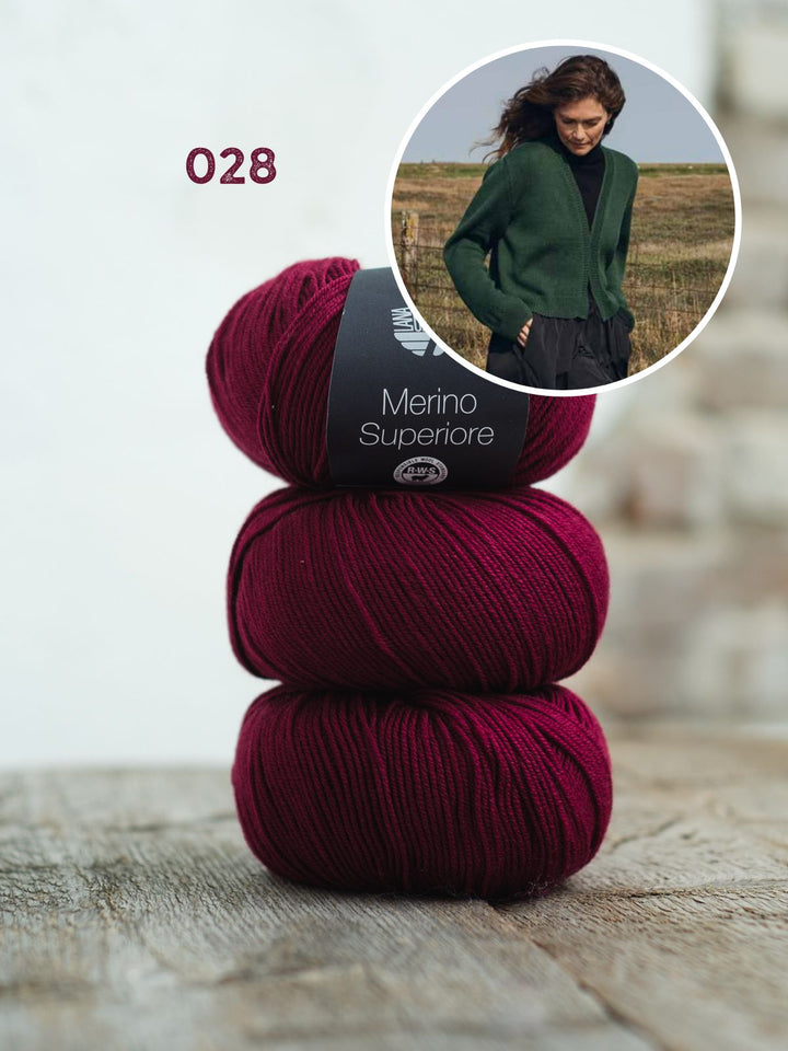 Strickpaket Merino Superiore Jacke