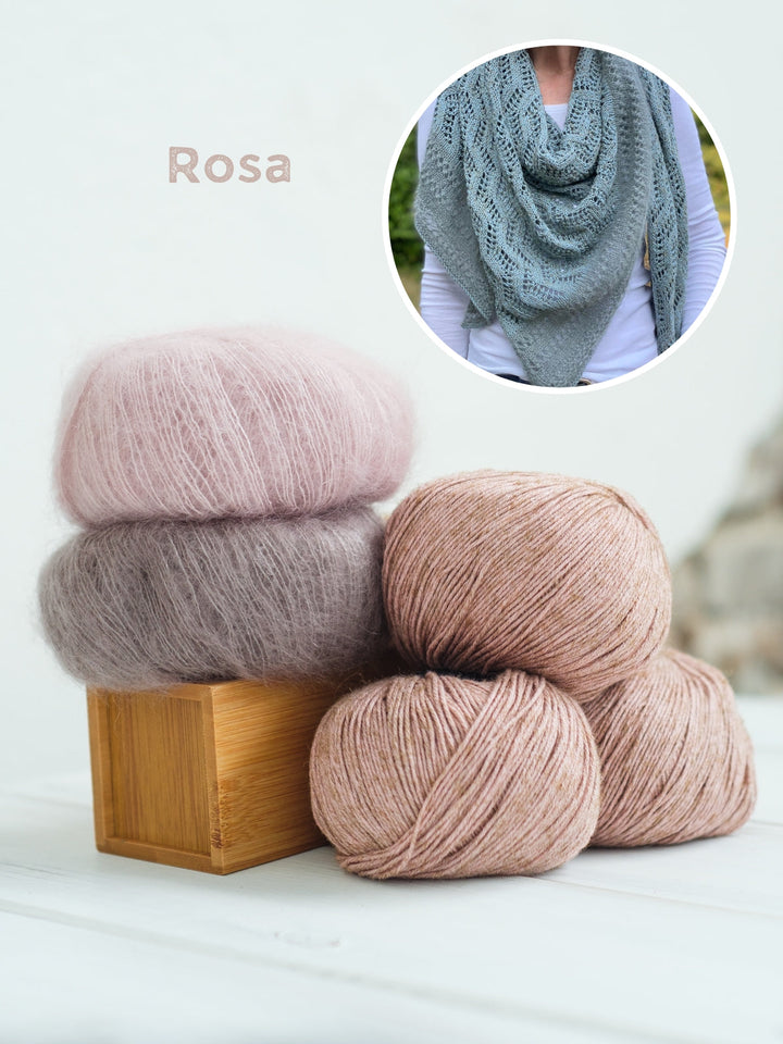 Strickpaket Lizas Tuch Silky Sky