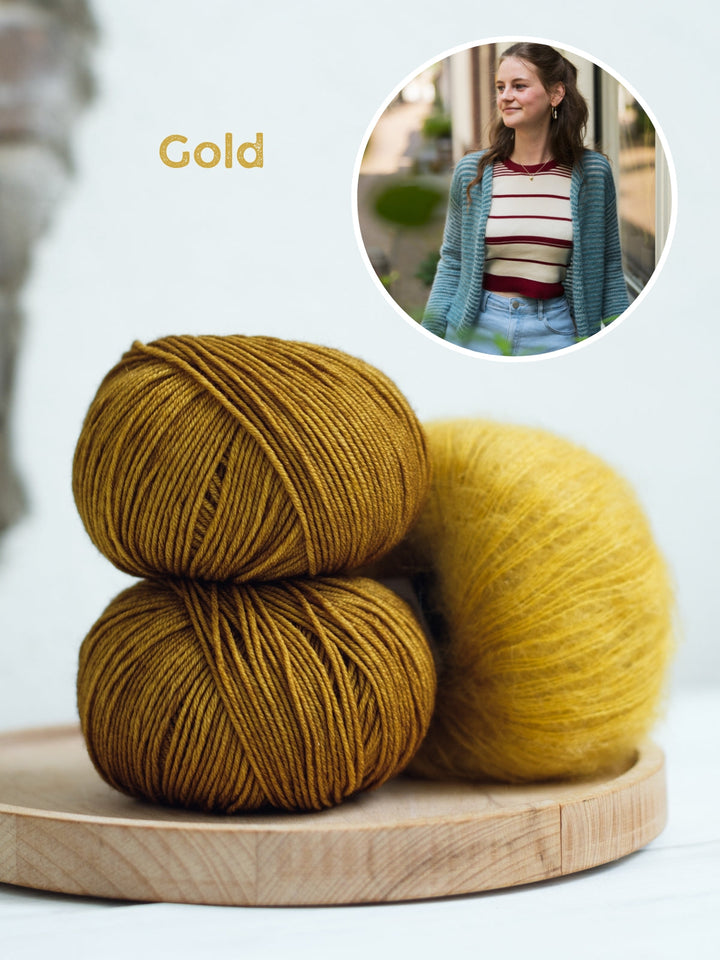 Strickpaket Silkhair Cool Wool Vintage Jacke