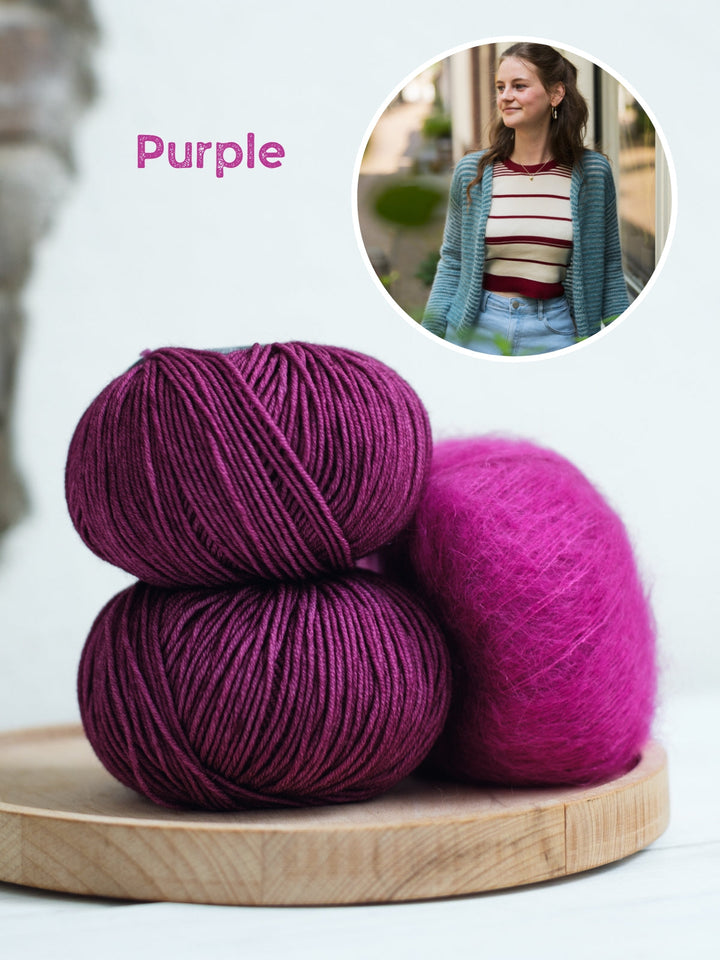 Strickpaket Silkhair Cool Wool Vintage Jacke