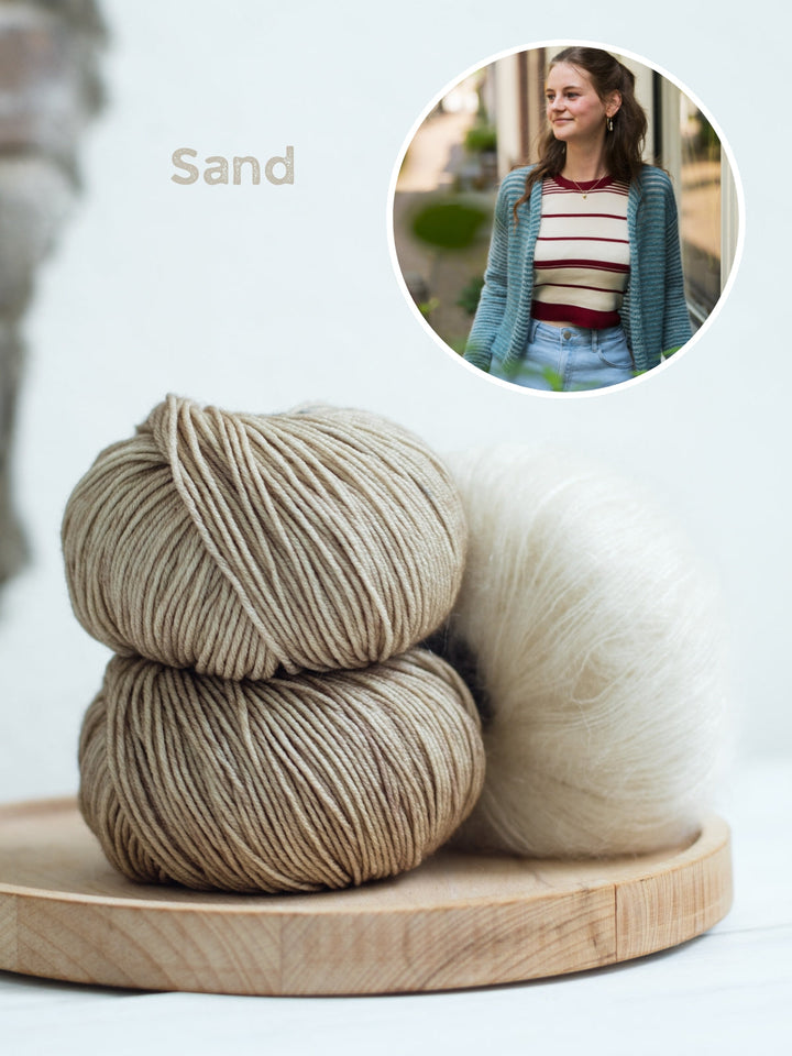 Strickpaket Silkhair Cool Wool Vintage Jacke
