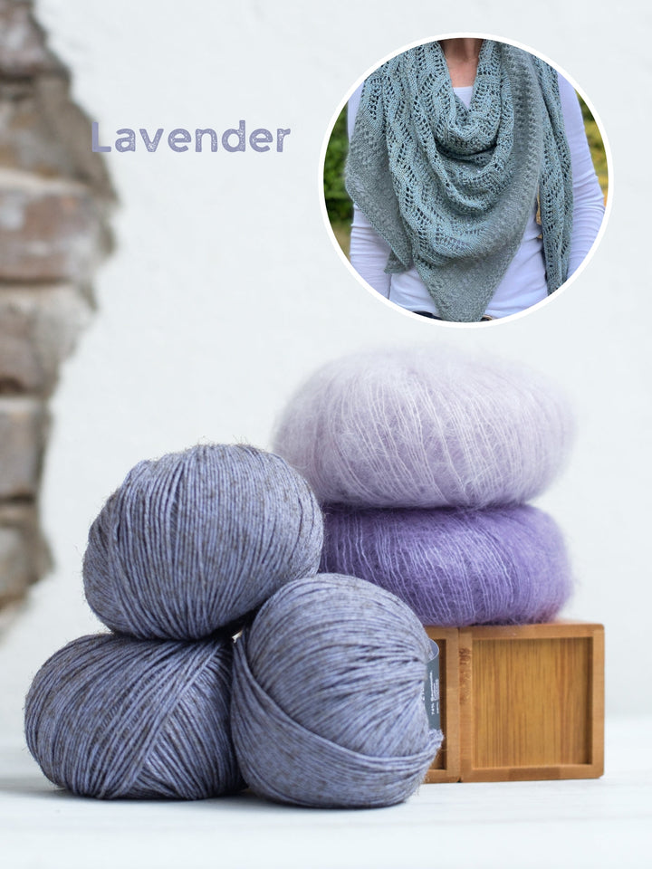 Strickpaket Lizas Tuch Silky Sky