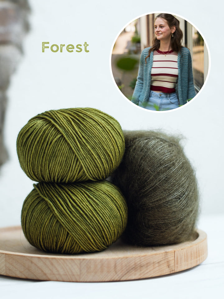 Strickpaket Silkhair Cool Wool Vintage Jacke