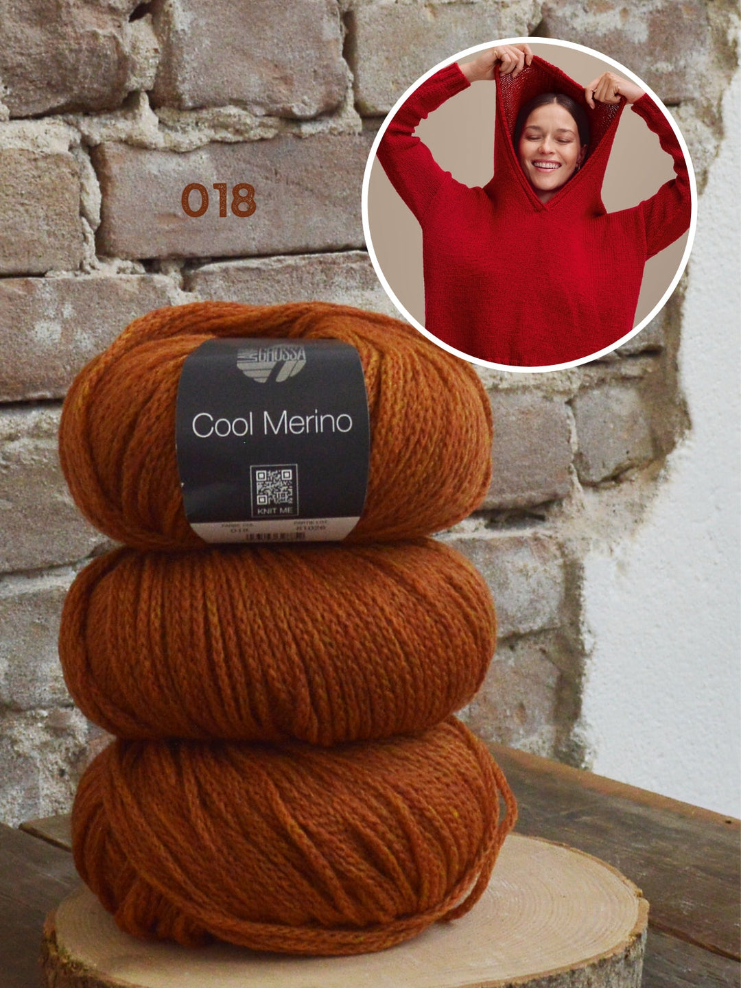 Strickpaket Cool Merino Kapuzenpullover