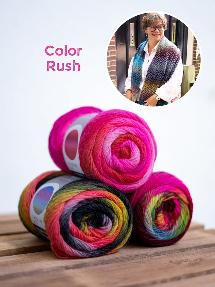 Strickpaket Full Color Schal