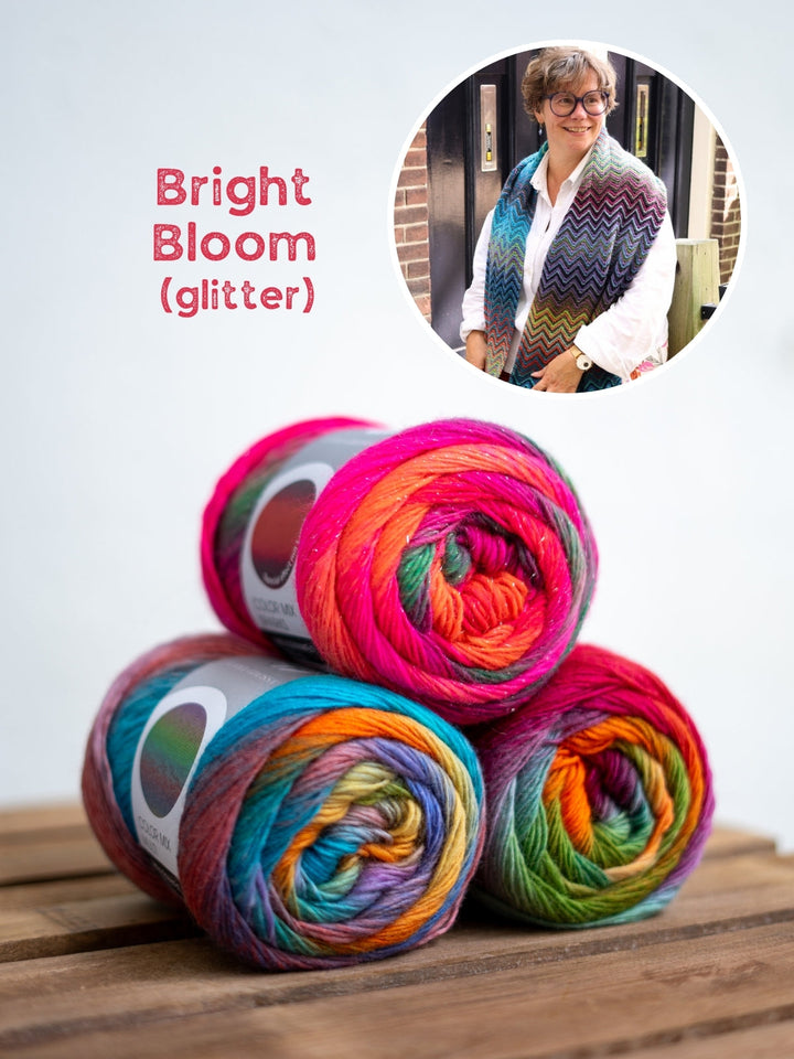 Strickpaket Full Color Schal