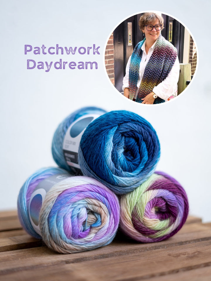 Strickpaket Full Color Schal
