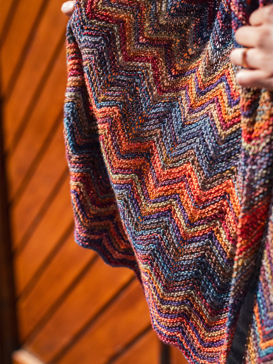 Strickpaket Full Color Schal - Gianna