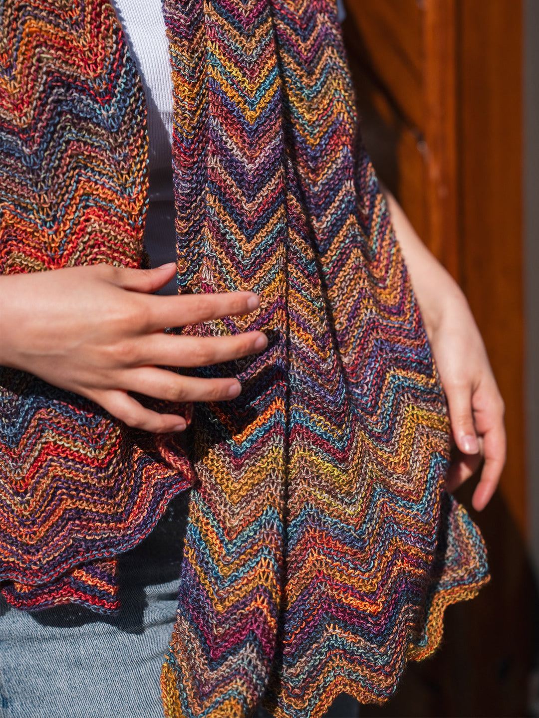 Strickpaket Full Color Schal - Gianna