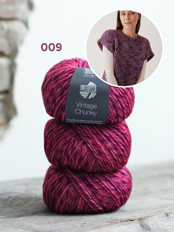 Strickpaket Vintage Chunky Pullunder