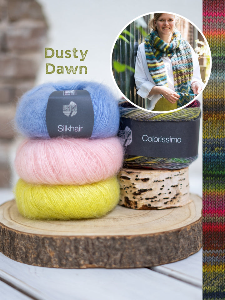 Strickpaket Colorissimo & Silkhair Tuch