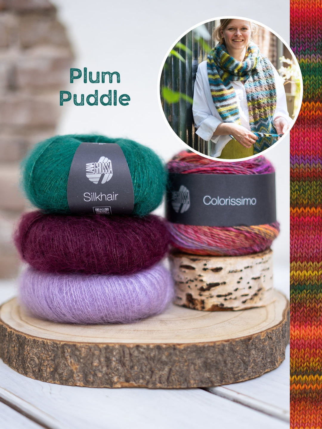 Strickpaket Colorissimo & Silkhair Tuch