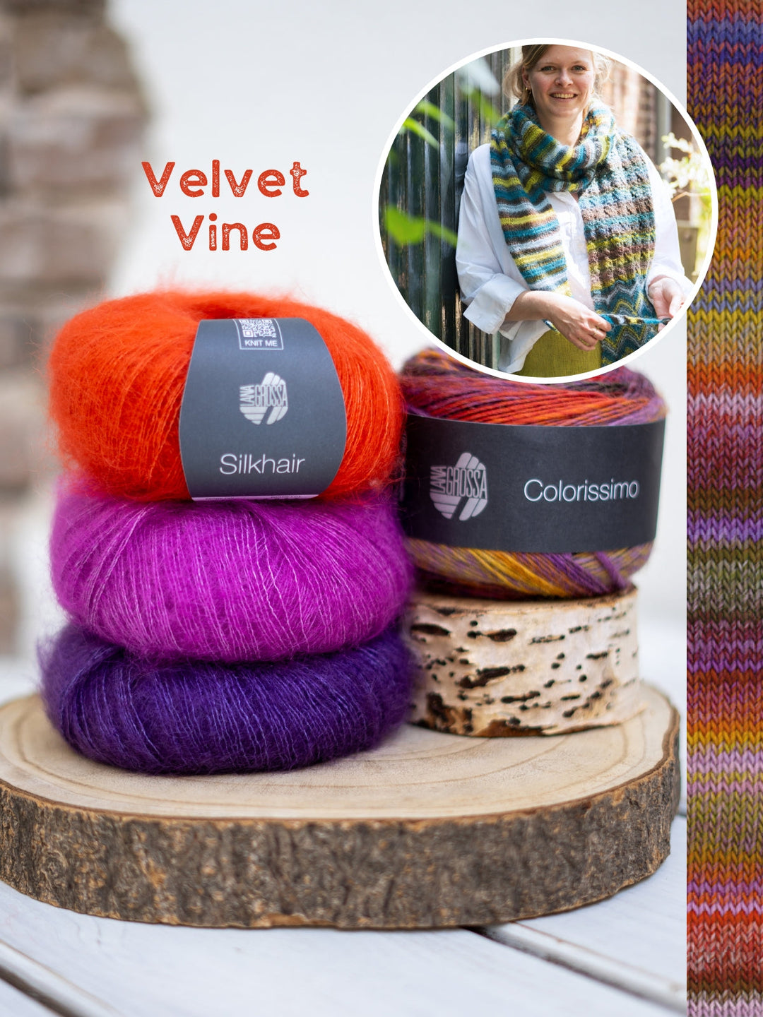 Strickpaket Colorissimo & Silkhair Tuch