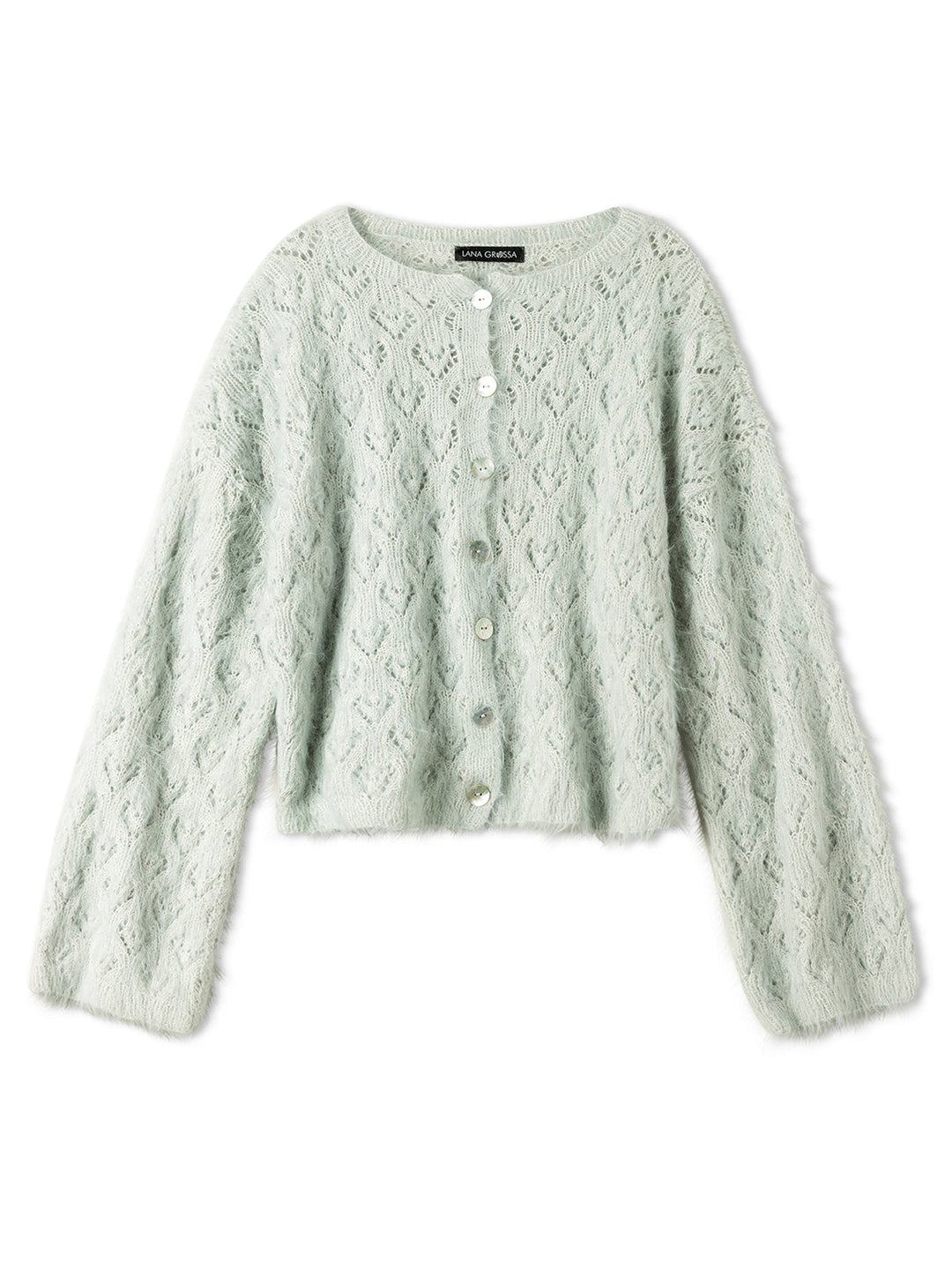 Strickpaket Finito Jacke mit Herzmuster