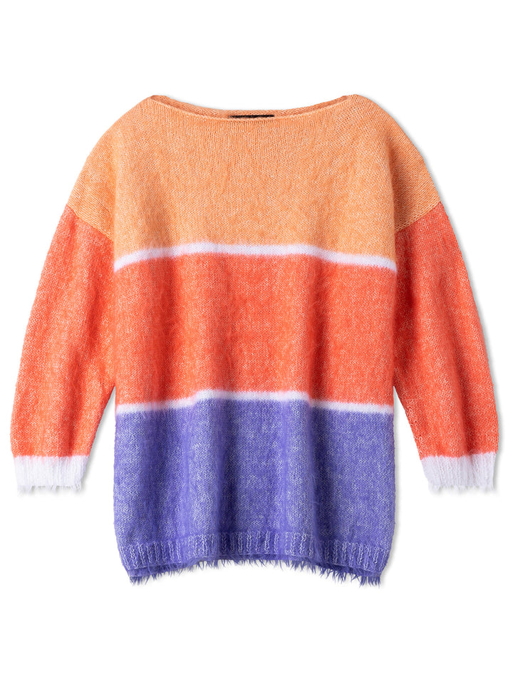 Strickpaket Finito Colorblock-Pullover