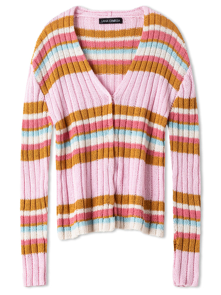 Strickpaket Campo gestreifte Jacke
