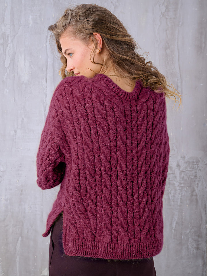 Strickpaket Cozy Cable Sweater