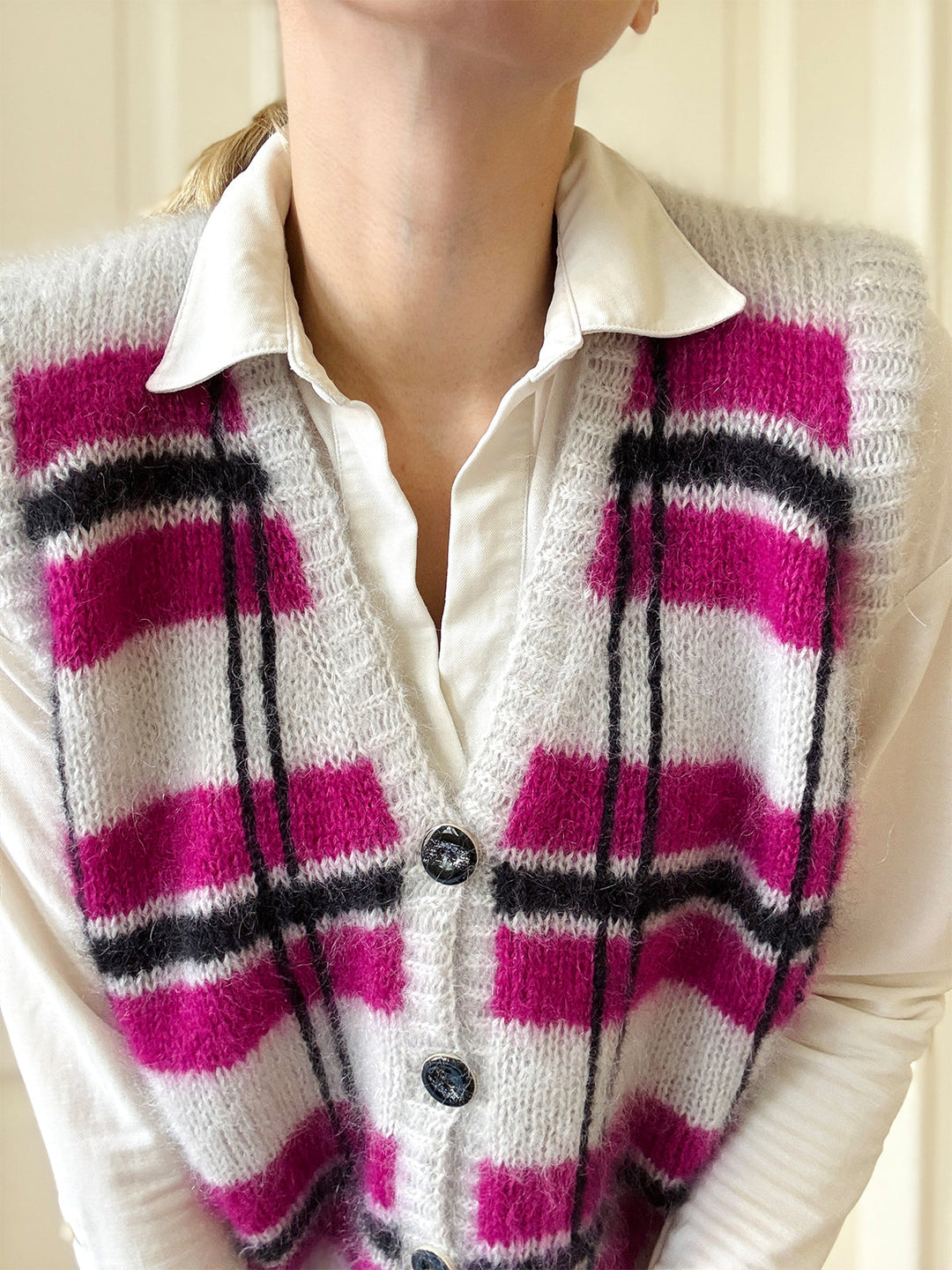 Strickpaket Ceallaigh Weste - Kolibri by Johanna