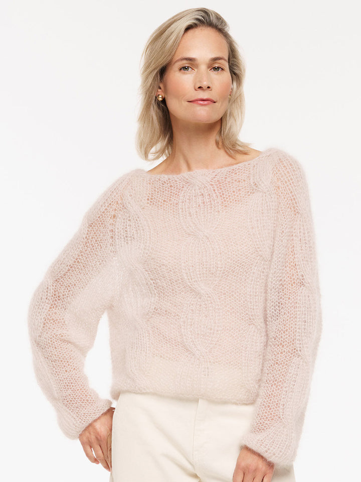 Strickpaket Giulia Zopf-Pullover