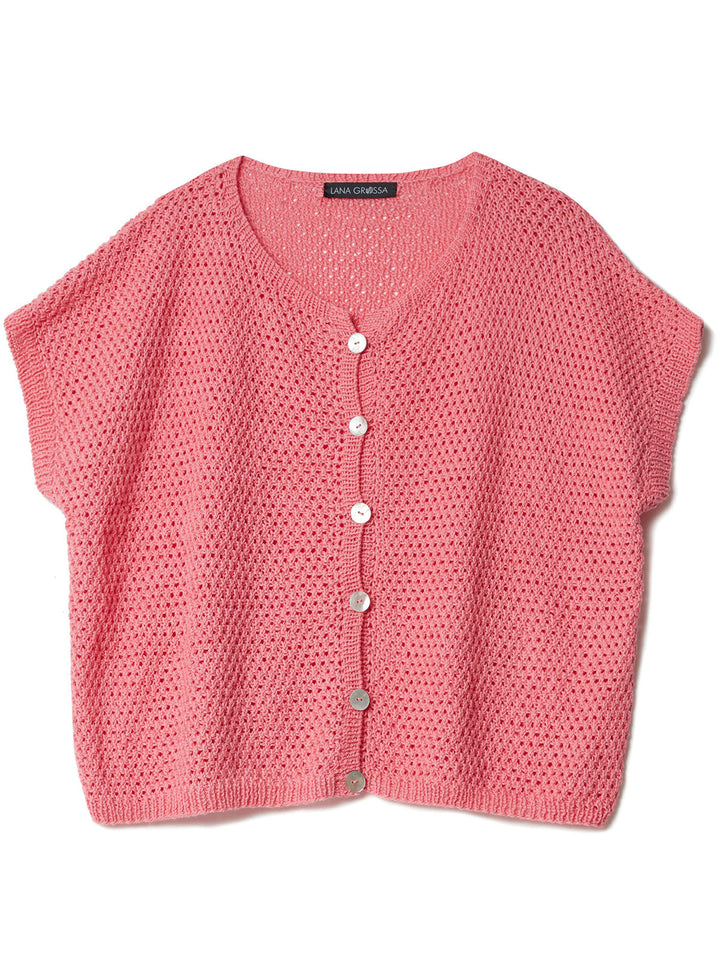 Strickpaket Campo Jacke im Reismuster