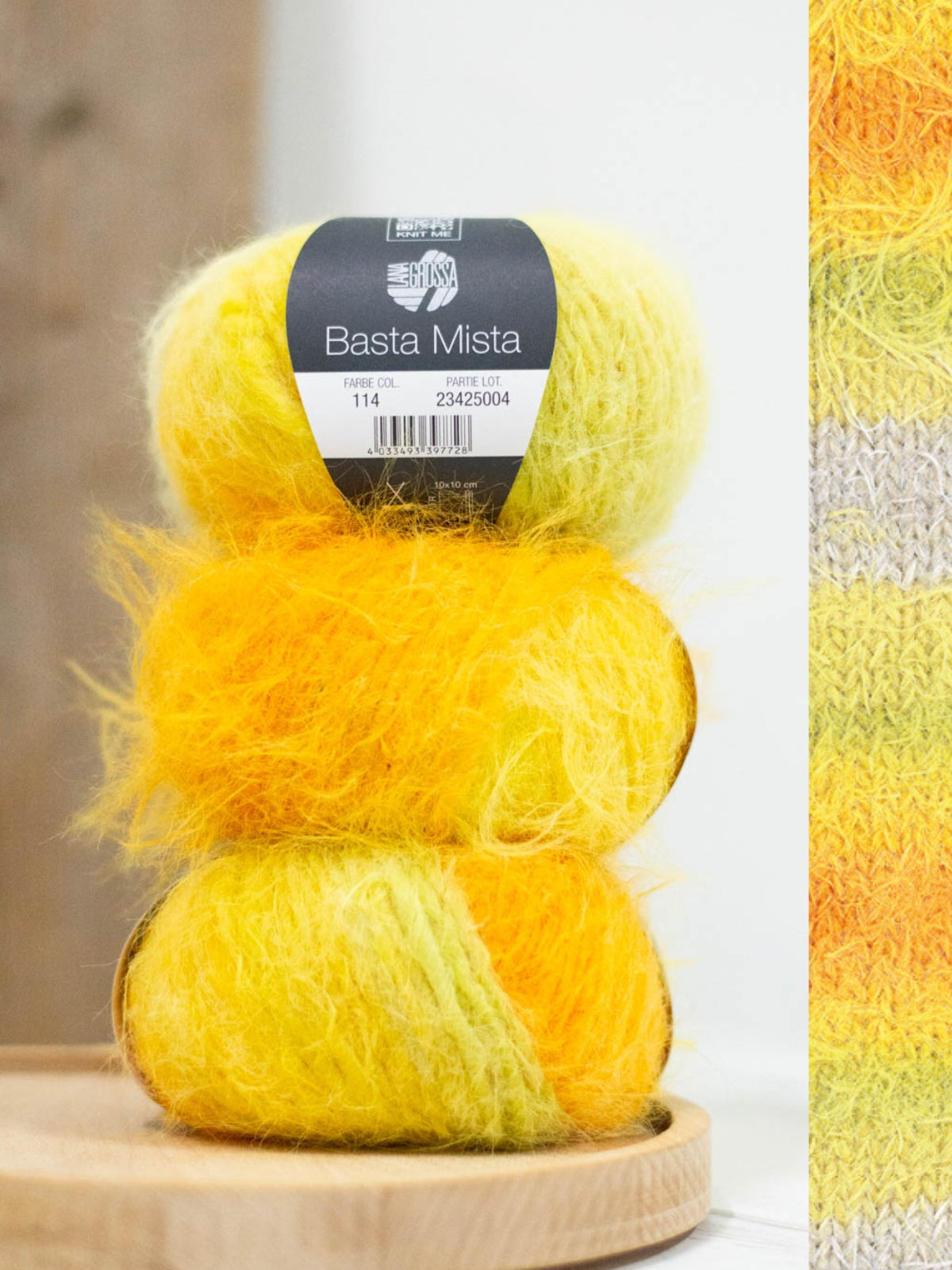 Basta Mista 114 Grège/Vanille/Gelb/Grüngelb/Sonnenblume/ Orange
