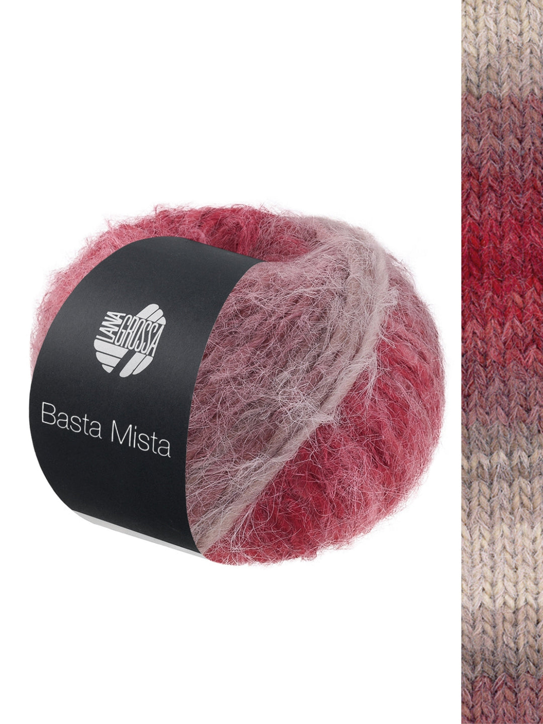 Basta Mista 119 Burgund/Wein-/Graurot/Taupe/Graubeige