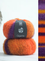 002 Dunkelviolett / Gelb / Graulila / Orange / Blauviolett