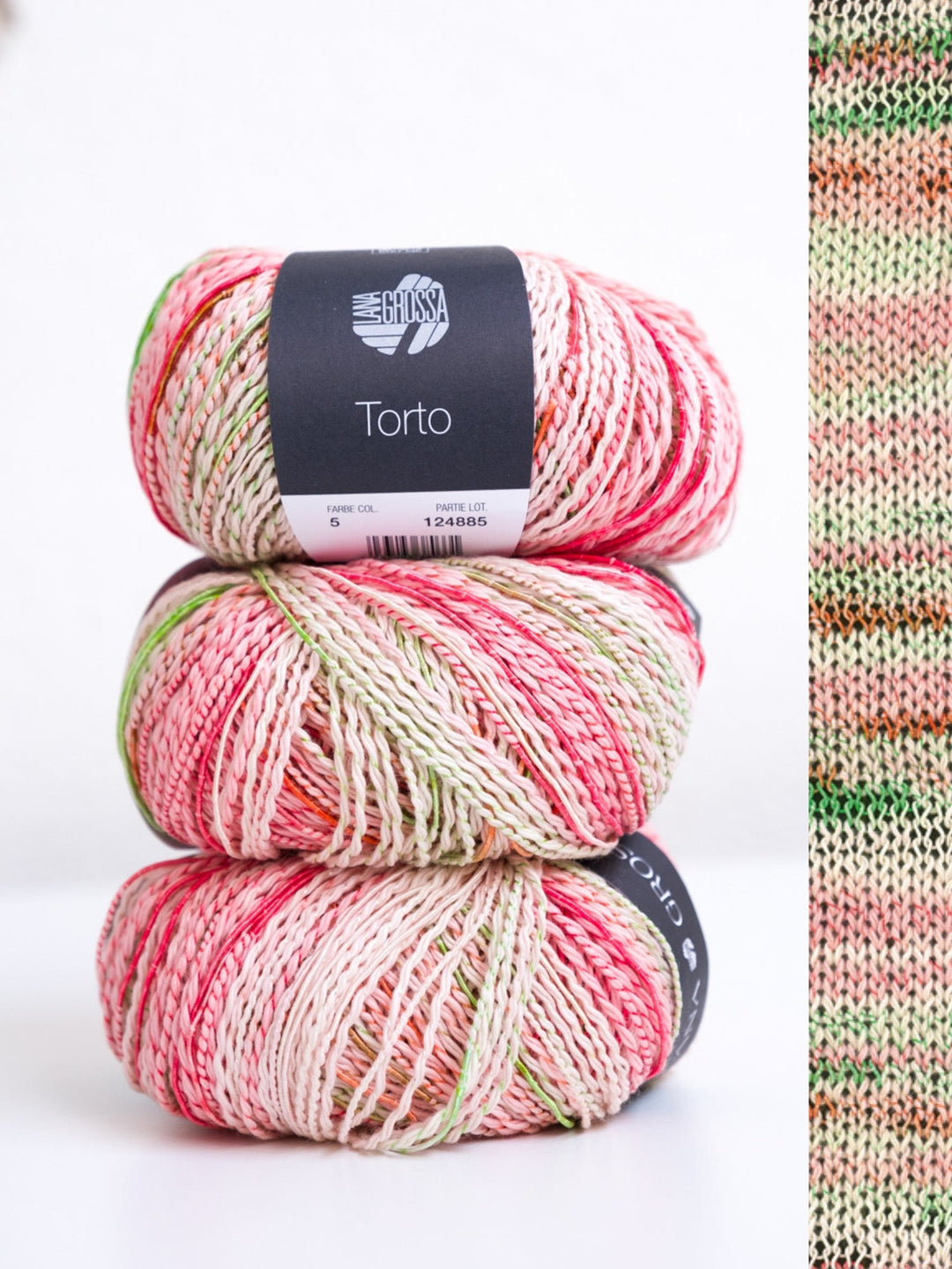 Torto 005 Pastellgrün/Rosa/Orange/Grün/Hellgrau