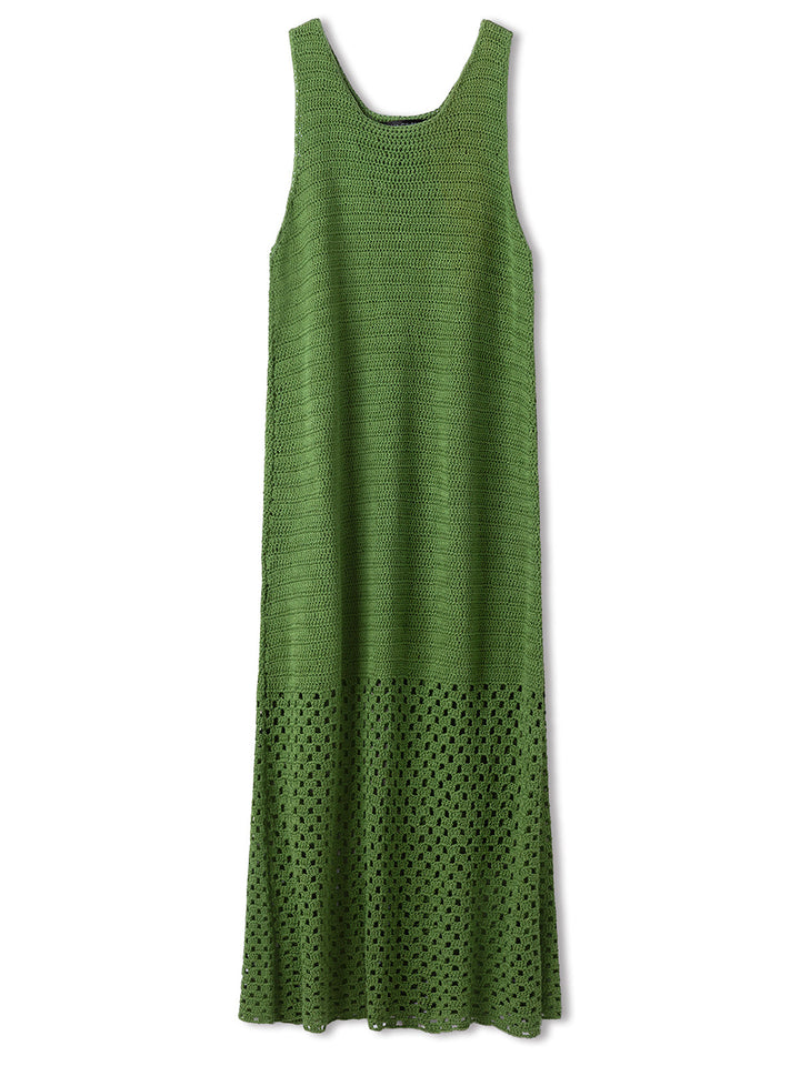 Häkelpaket Solo Lino Maxikleid