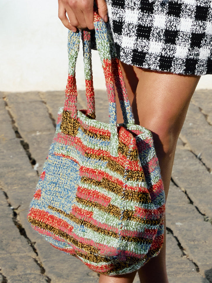 Häkelpaket Ecopuno Solo Lino Handtasche