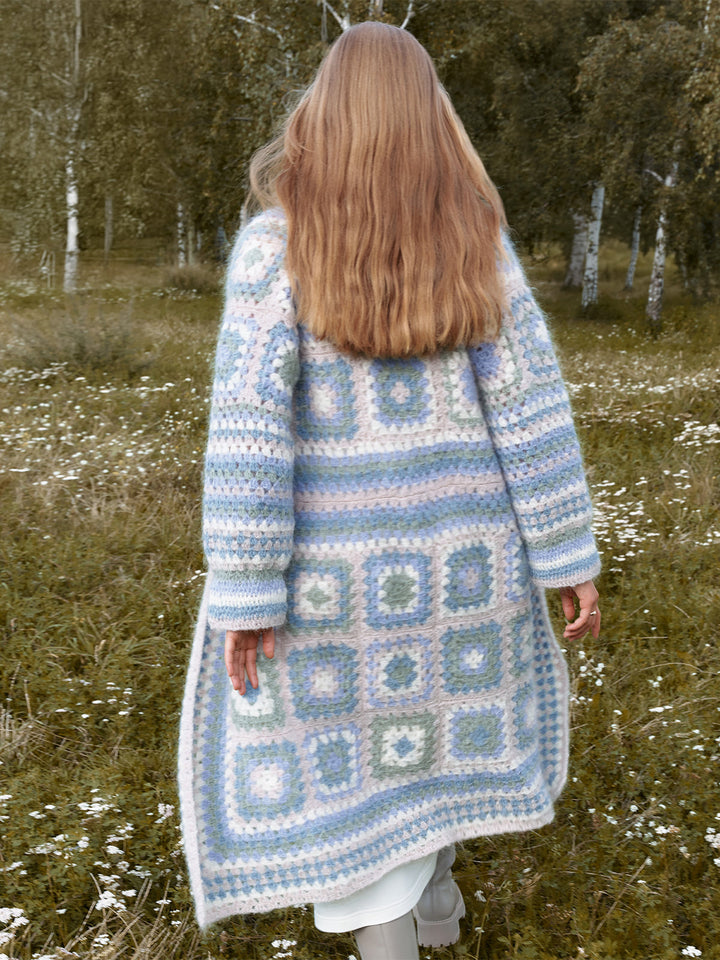 Häkelpaket Mohair Moda Granny Mantel