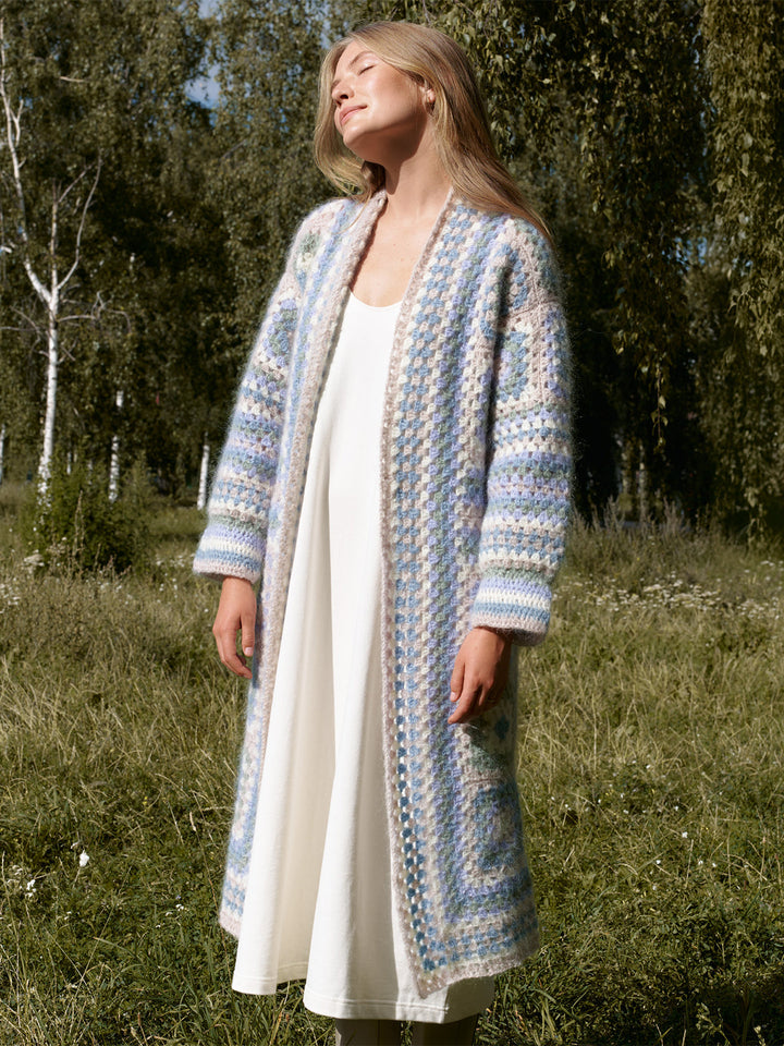 Häkelpaket Mohair Moda Granny Mantel