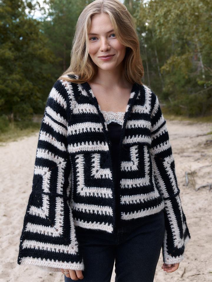 Häkelpaket Alpaca Air Granny Jacke
