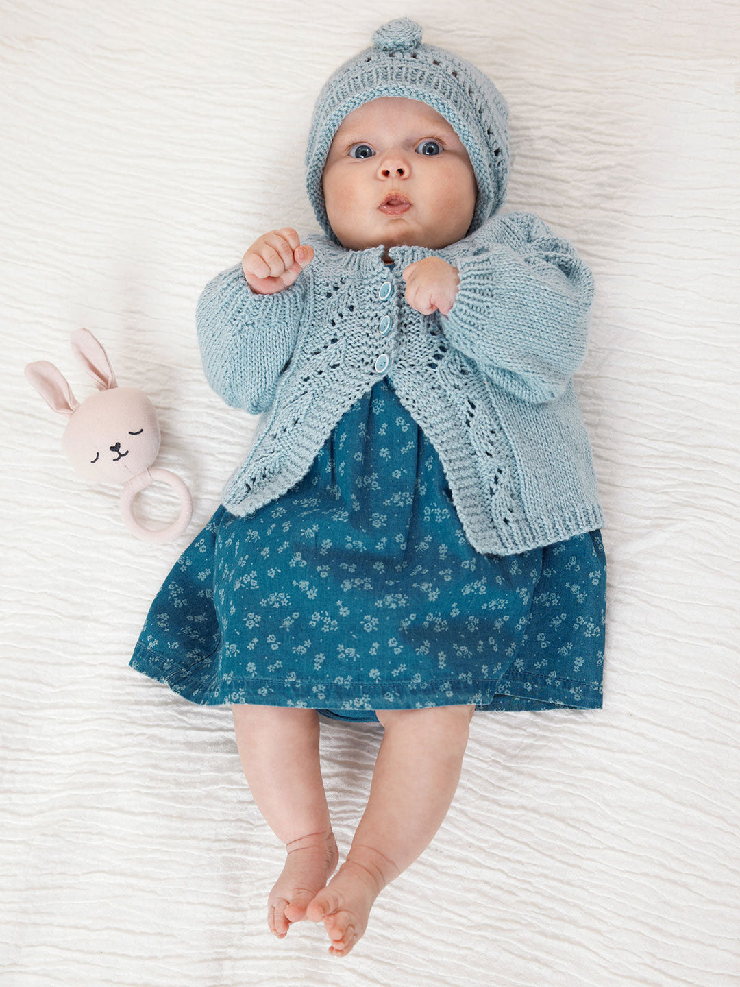 Strickpaket Alta Moda Cotolana Jacke und Mütze - Baby