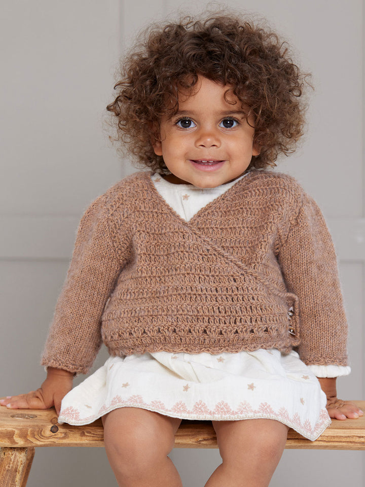 Häkel- en Strickpaket Ecopuno Wickeljacke