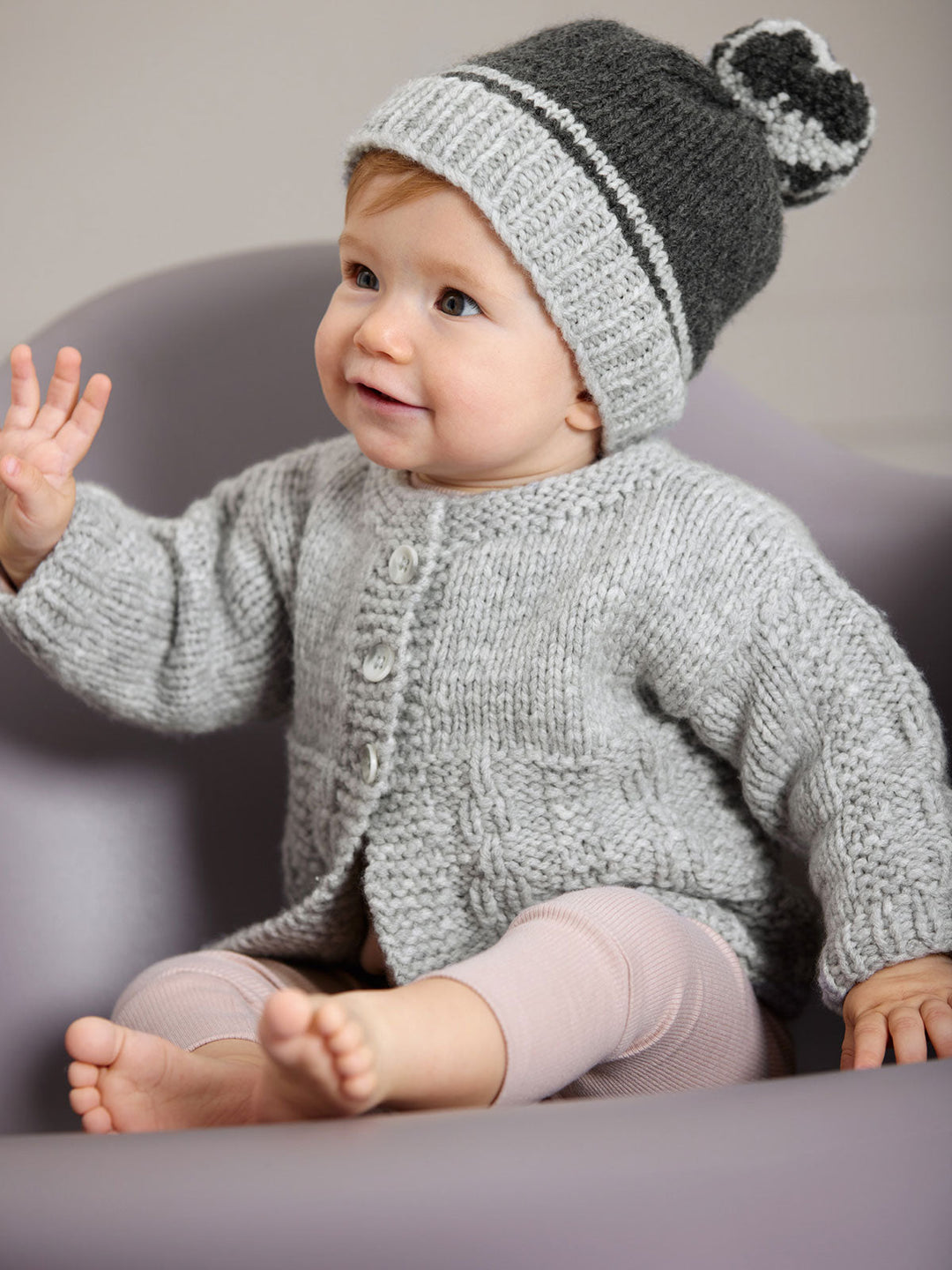 Strickpaket Cool Merino Big Babyjacke