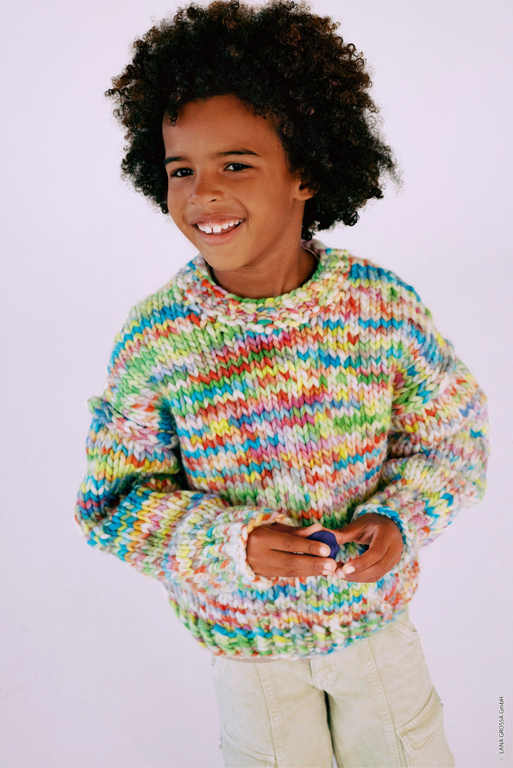 Strickpaket Confetti Pullover - Kids