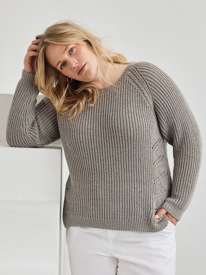 Strickpaket Cool Wool Raglan-Pullover