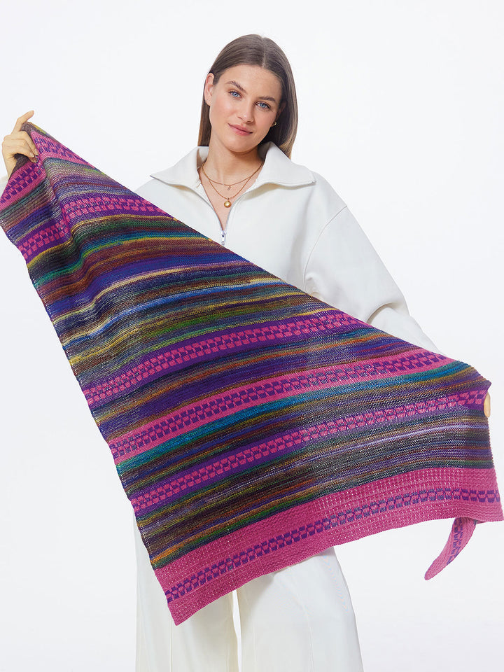Strickpaket Colorissimo & Ecopuno Dreieckstuch