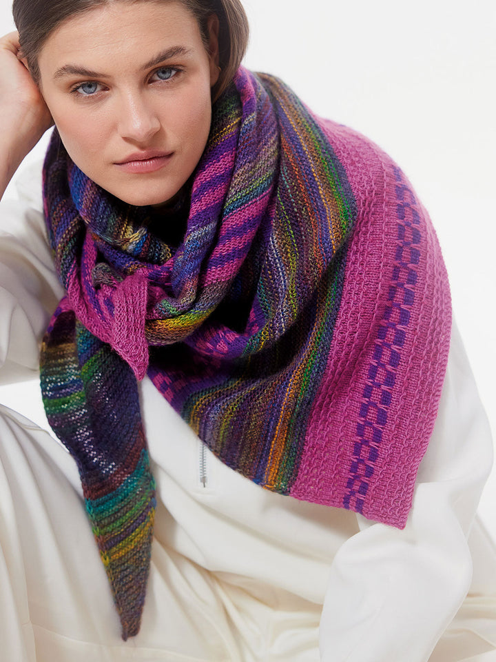 Strickpaket Colorissimo & Ecopuno Dreieckstuch