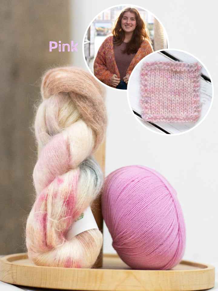 Strickpaket Bernadette Jacke - Silkhair Hand-Dyed