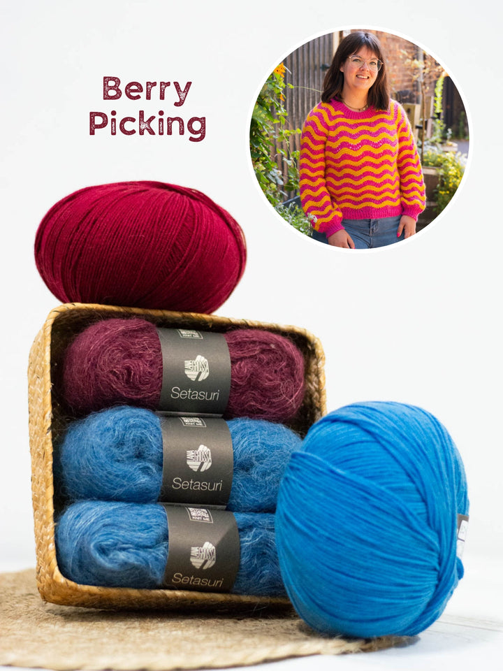 Strickpaket Jean Sweater - Kolibri by Johanna