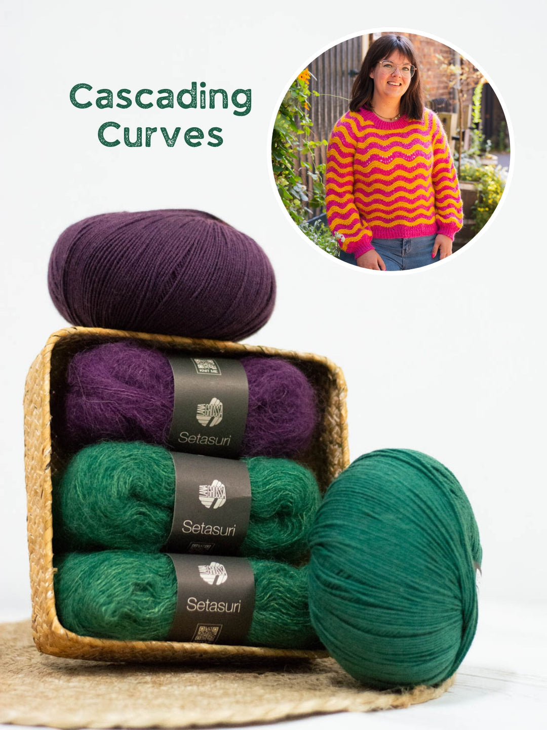 Strickpaket Jean Sweater - Kolibri by Johanna