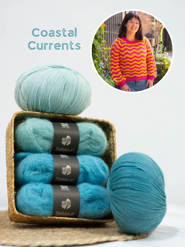 Strickpaket Jean Sweater - Kolibri by Johanna
